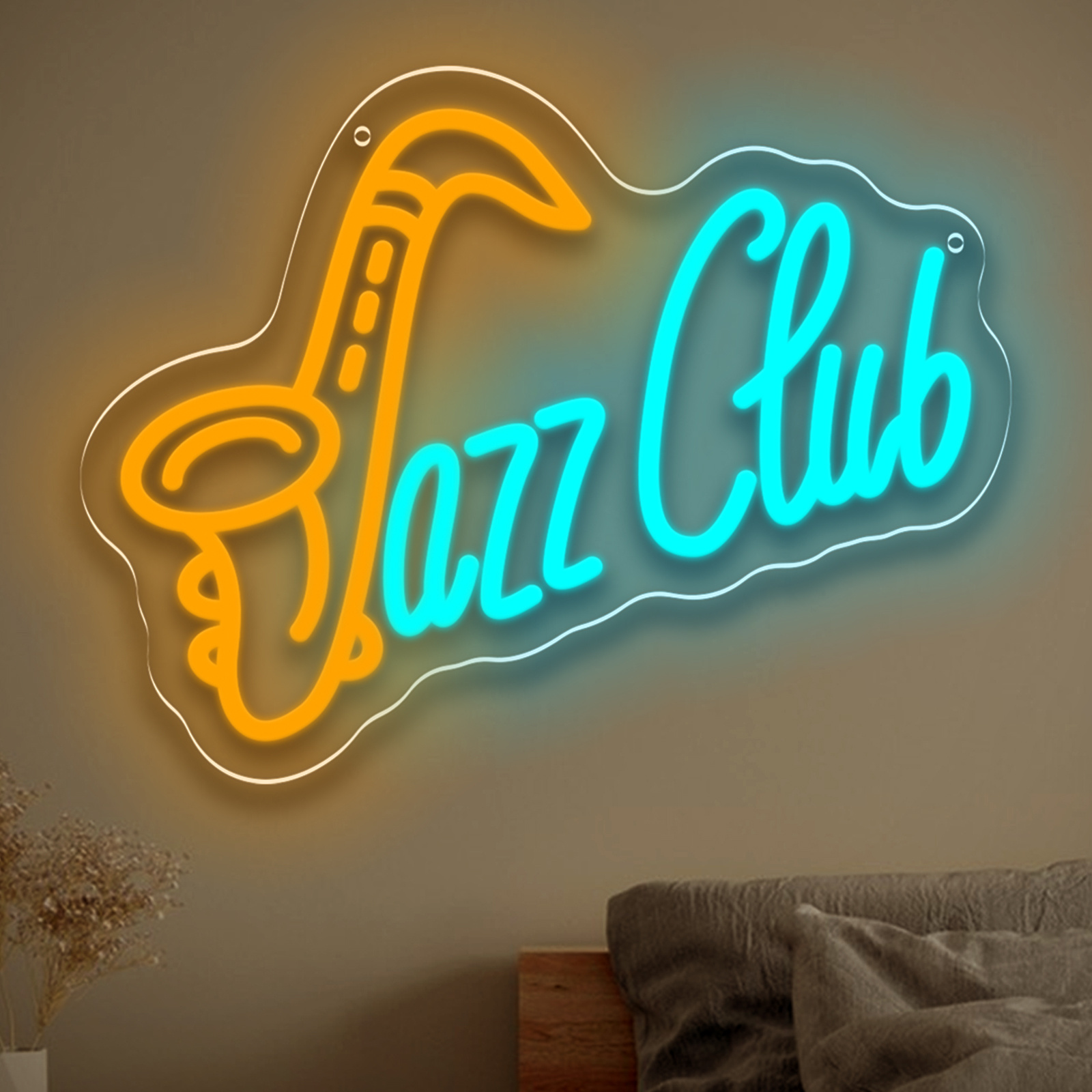 Musical Instrument Sign - Jazz Club LED Insegna al neon