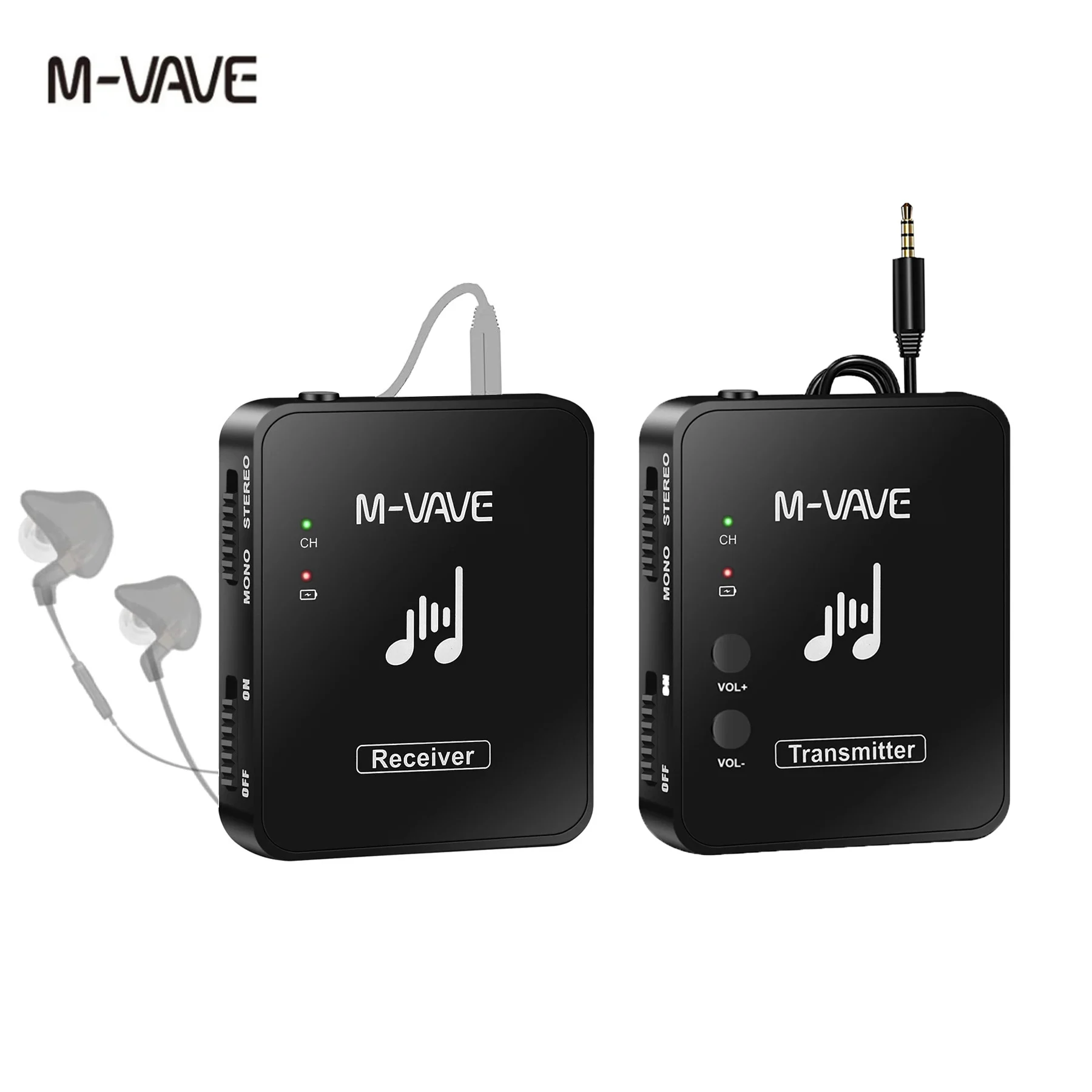 Musical Instrument Amplifier - M-vave M8 Wp-10 2.4G Cuffia senza