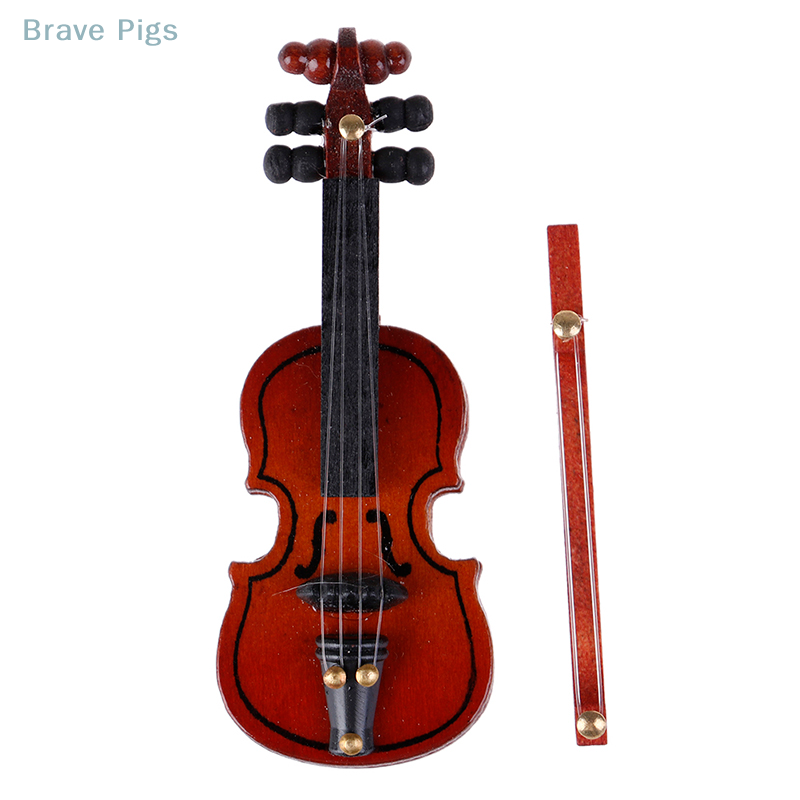 Musical Instrument Old - Violino per casa delle bambole Mini