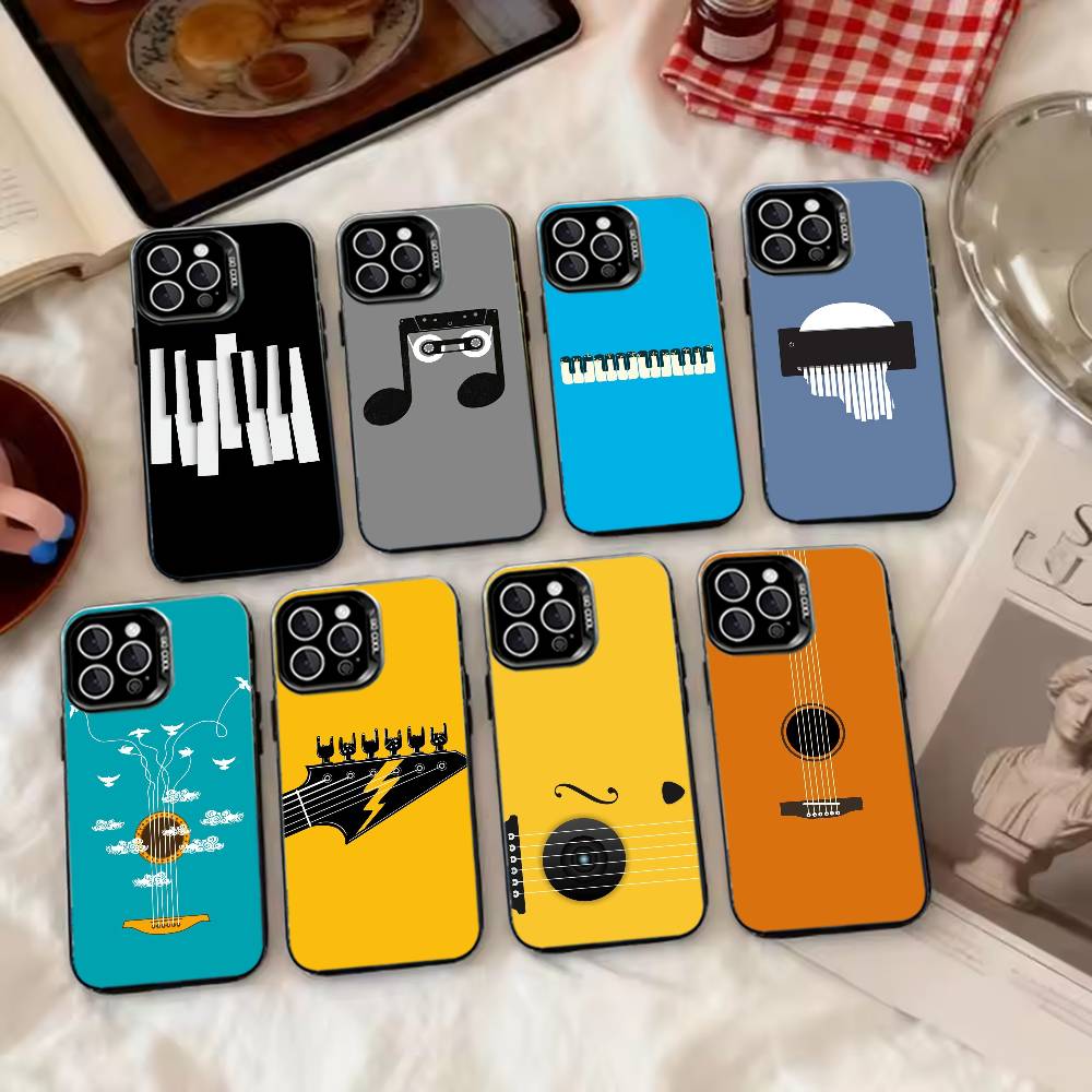 Musical Instrument Quotes - Custodia Minimalista per iPhone con Strumenti