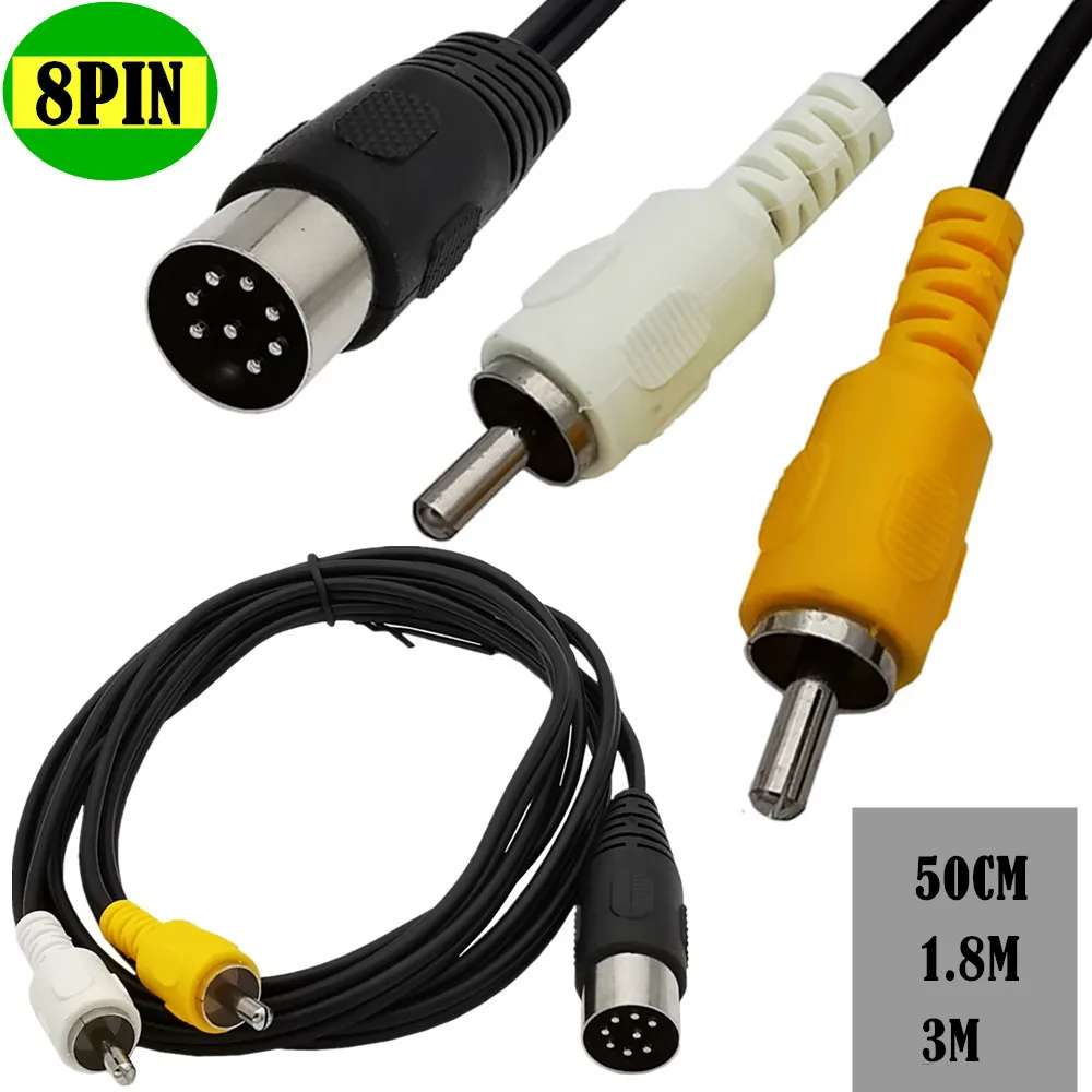 Musical Instrument Amplifier - Cavo Din da 8 Pin a
