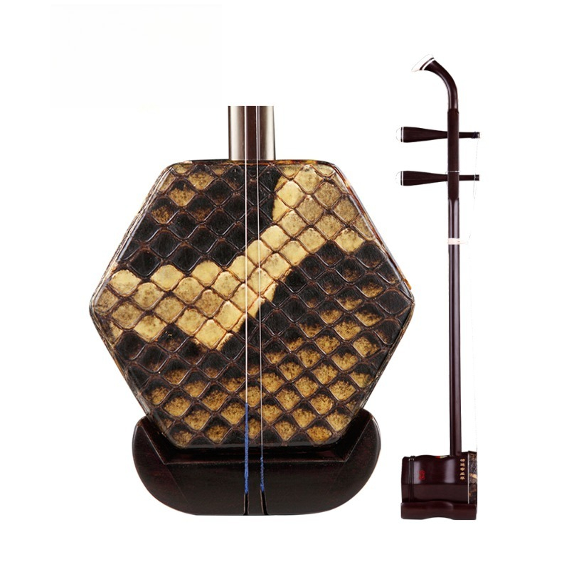 Musical Instrument Old - Vecchio strumento musicale Erhu in mogano,