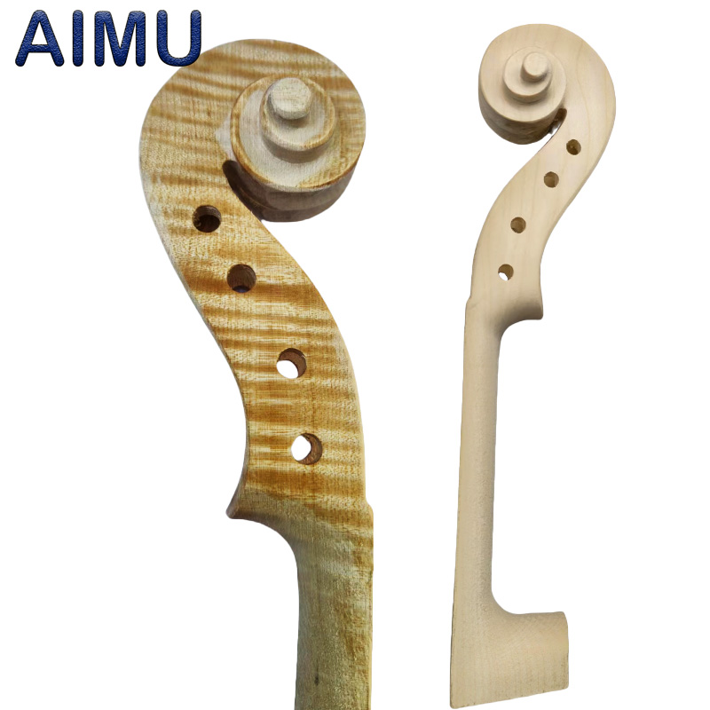 Musical Instrument Cello - Manico per violino fiammato in legno