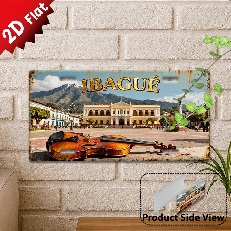 Musical Instrument Sign - 1 pezzo di targa da parete