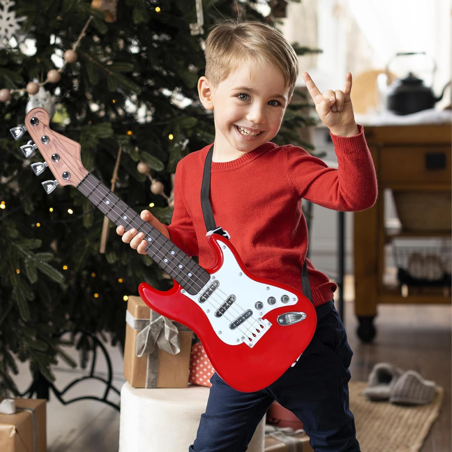 Musical Instrument Harmonium - Giocattolo per chitarra elettrica per bambini