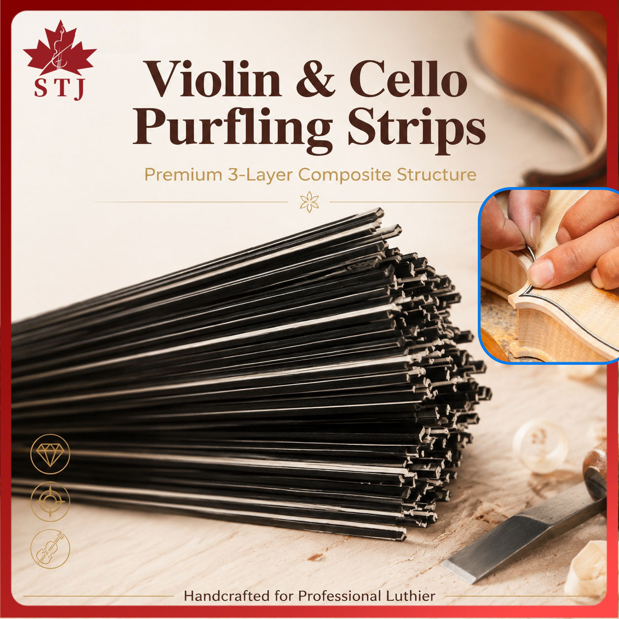 50/100 pezzi di strisce di leg - Musical Instrument Cello recensione e prezzo