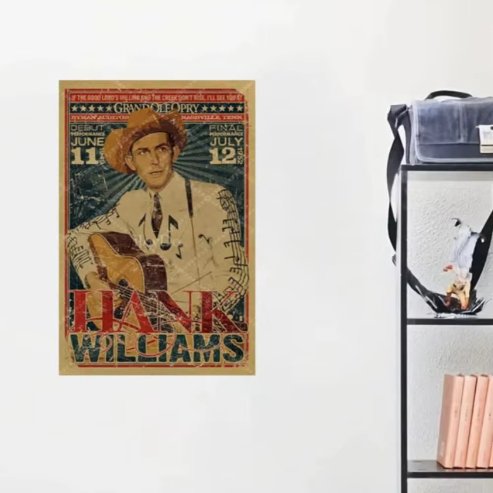 Hank Williams Targa in metallo - Musical Instrument Sign recensione e prezzo