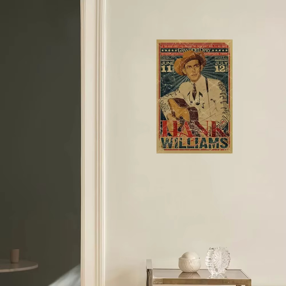 Hank Williams Targa in metallo - Musical Instrument Sign recensione e prezzo