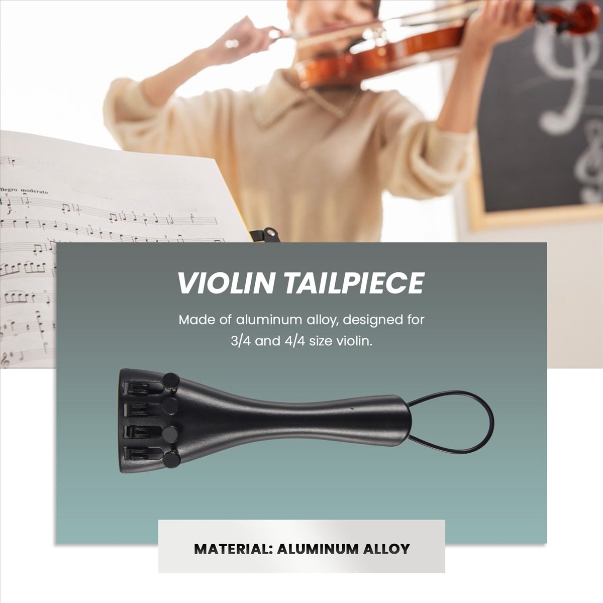 (ABHW) Cordiera per Violino 3/ - Musical Instrument Cello recensione e prezzo