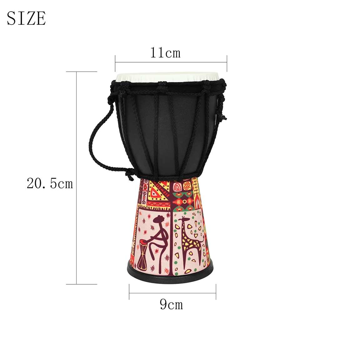 Tamburo Africano Portatile per - Musical Instrument African recensione e prezzo