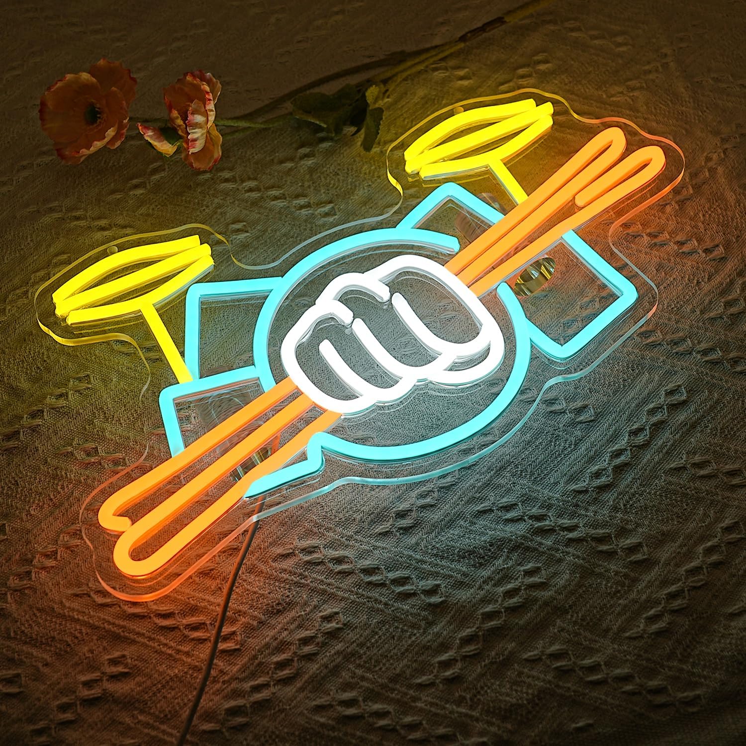 Insegna al Neon a Forma di Bat - Musical Instrument Sign recensione e prezzo