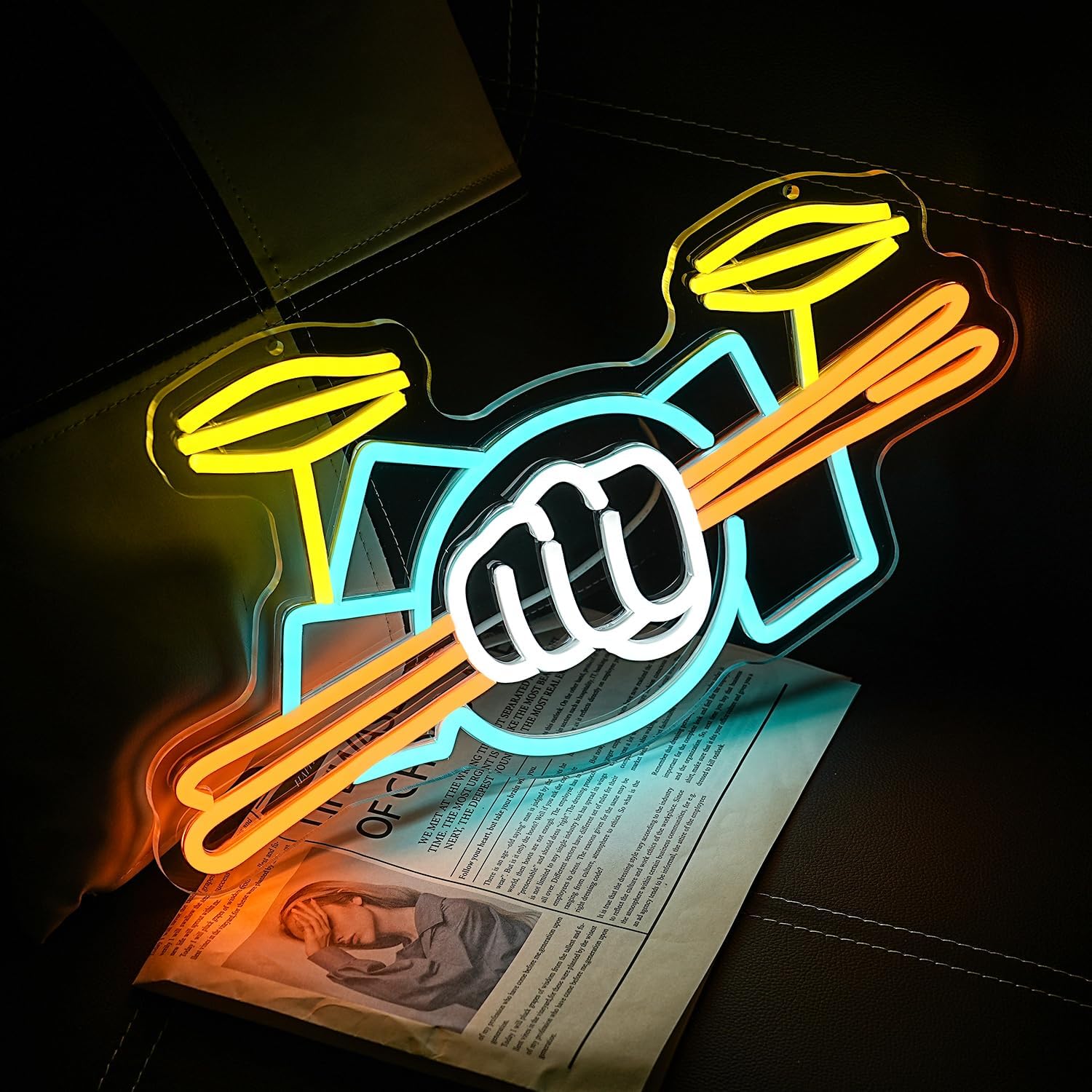 Insegna al Neon a Forma di Bat - Musical Instrument Sign recensione e prezzo