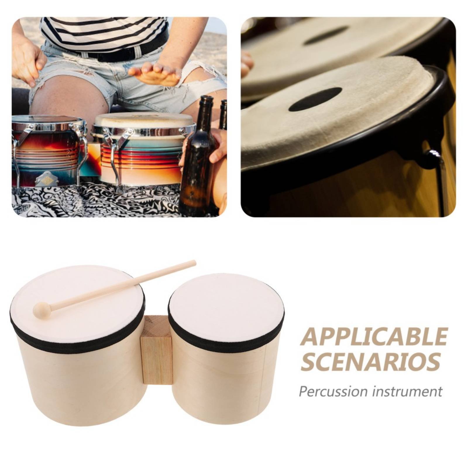 Set di Tamburi Bongo Facili da - Bongo Drum Set recensione e prezzo