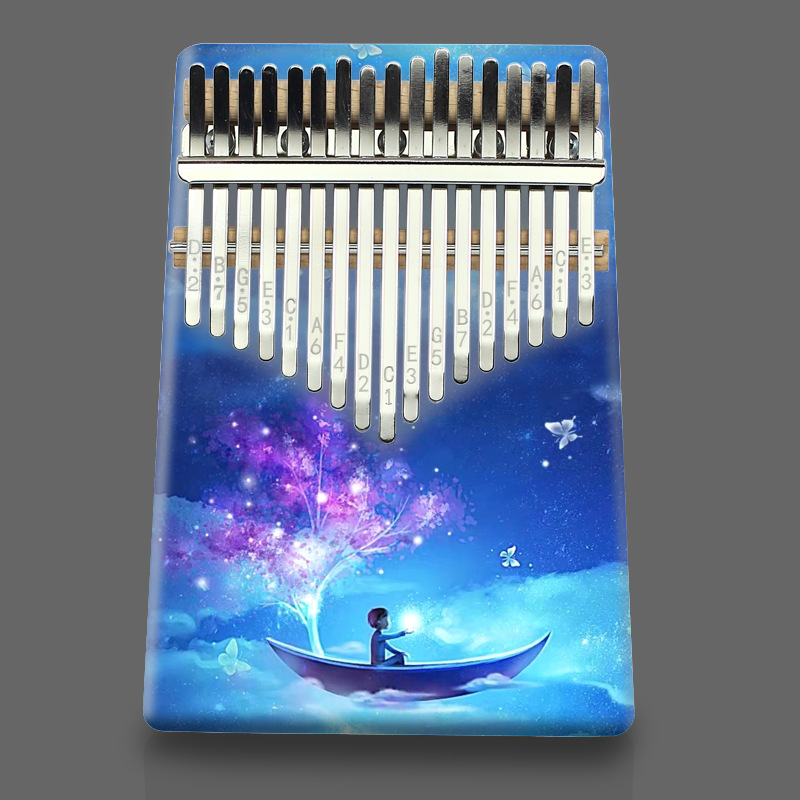 Kalimba a 17 Tasti Colorata, P - Musical Instrument African recensione e prezzo