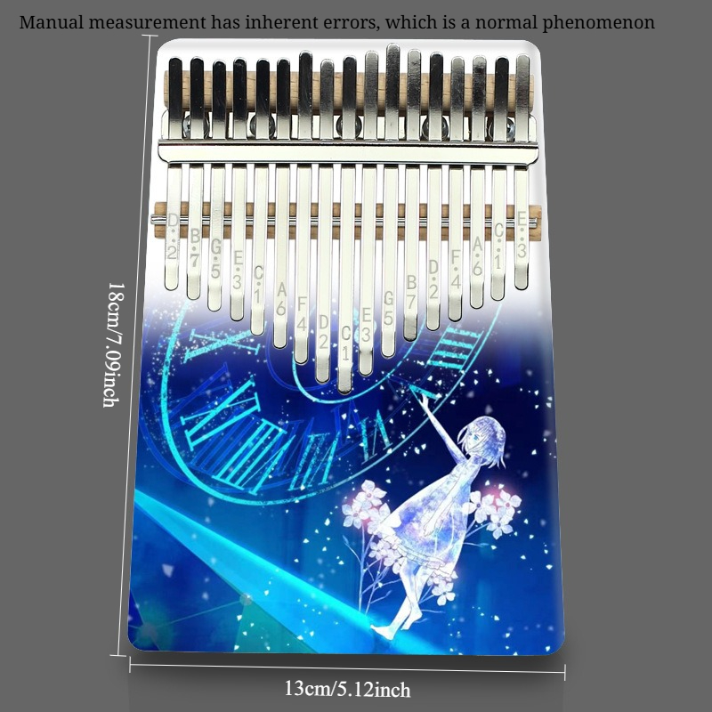 Kalimba a 17 Tasti Colorata, P - Musical Instrument African recensione e prezzo