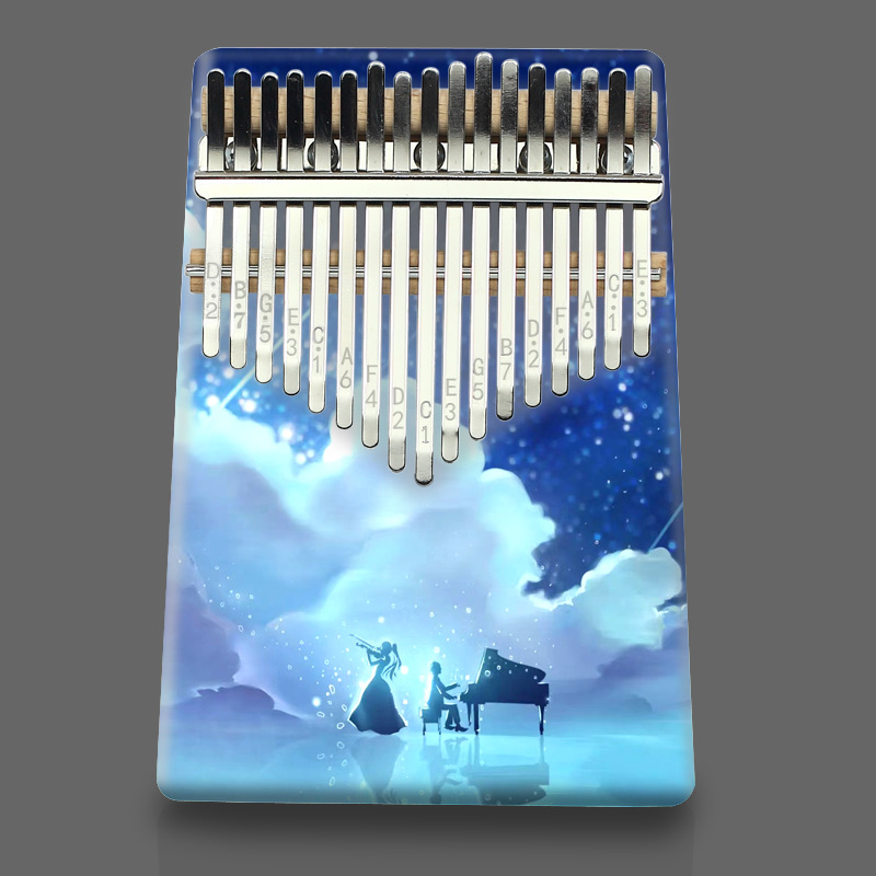 Kalimba a 17 Tasti Colorata, P - Musical Instrument African recensione e prezzo