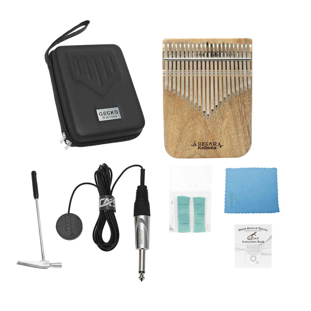 GECKO Kalimba a 21 tasti in le - Musical Instrument African recensione e prezzo