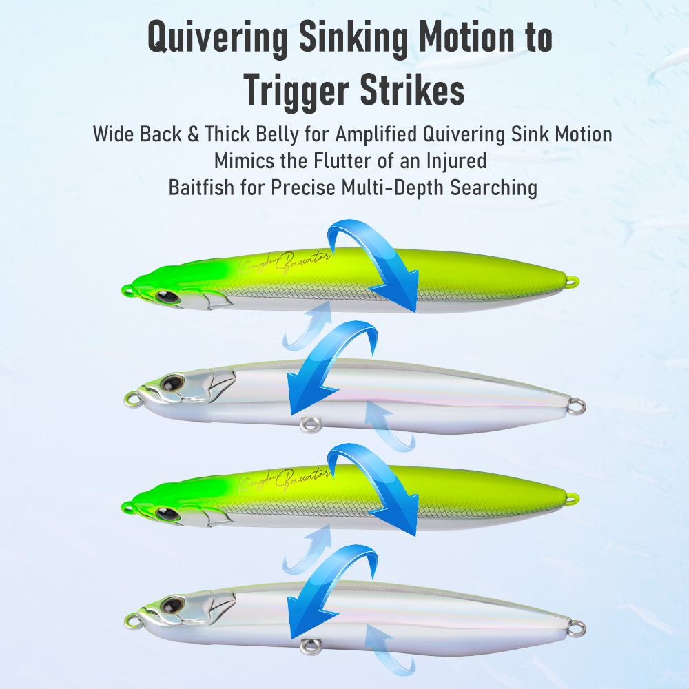 Kingdom Pencil Fishing Lure 10 - Rain Stick Percussion recensione e prezzo