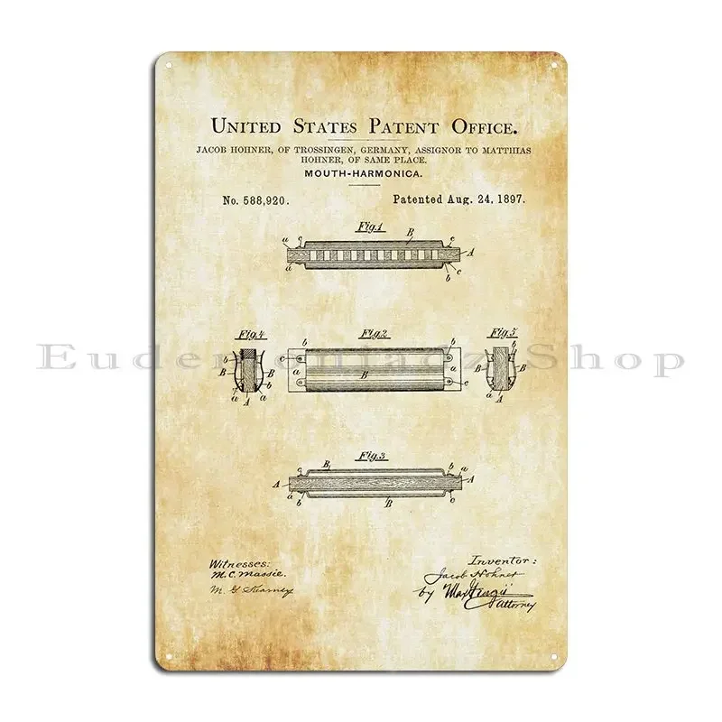 Hohner Armonica Patent Player  - Musical Instrument Sign recensione e prezzo